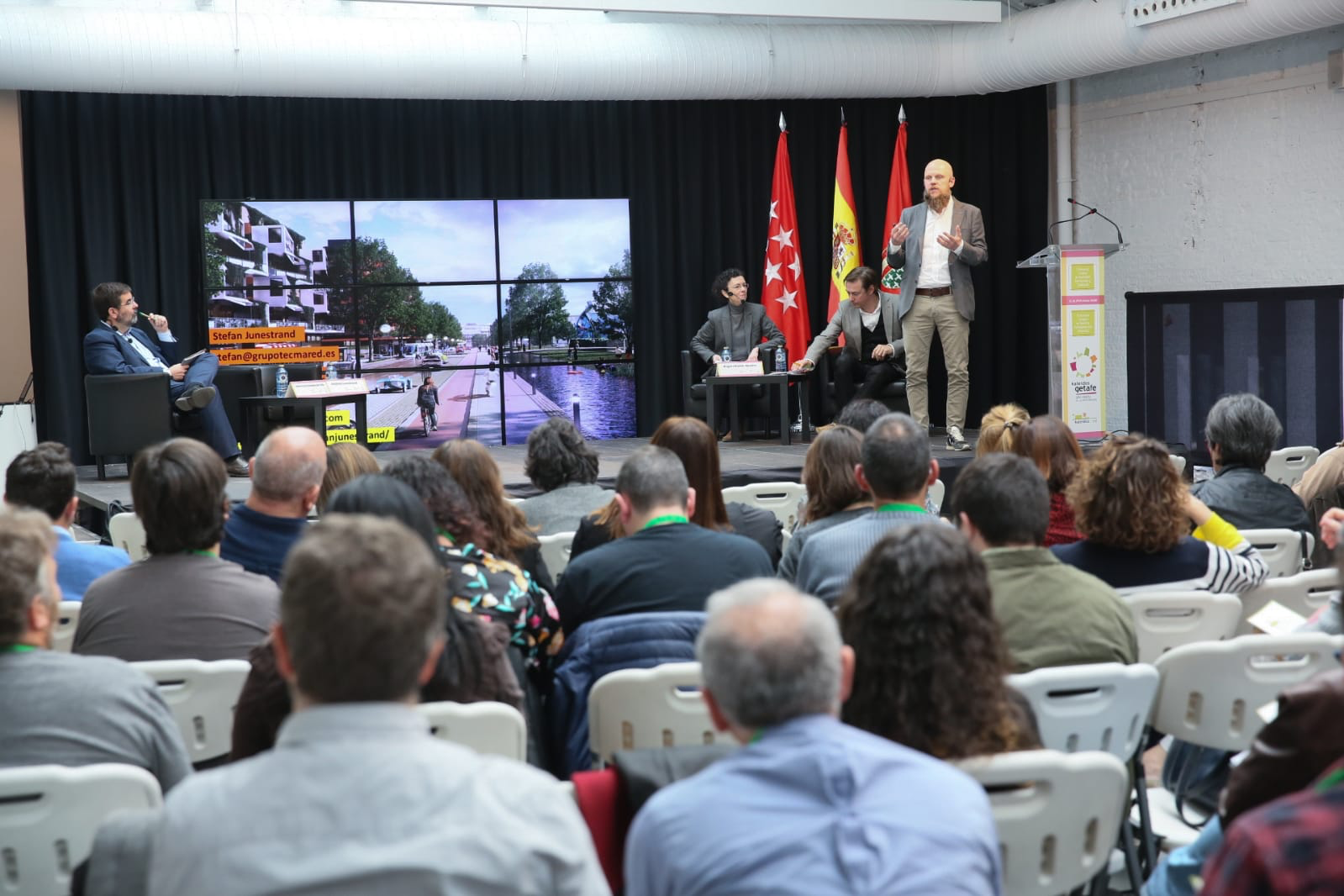 Stefan Junestrand Speaking at the "III European Congress for Proximity, Participation and Citizenship", March 2019 in Madrid, Spain.