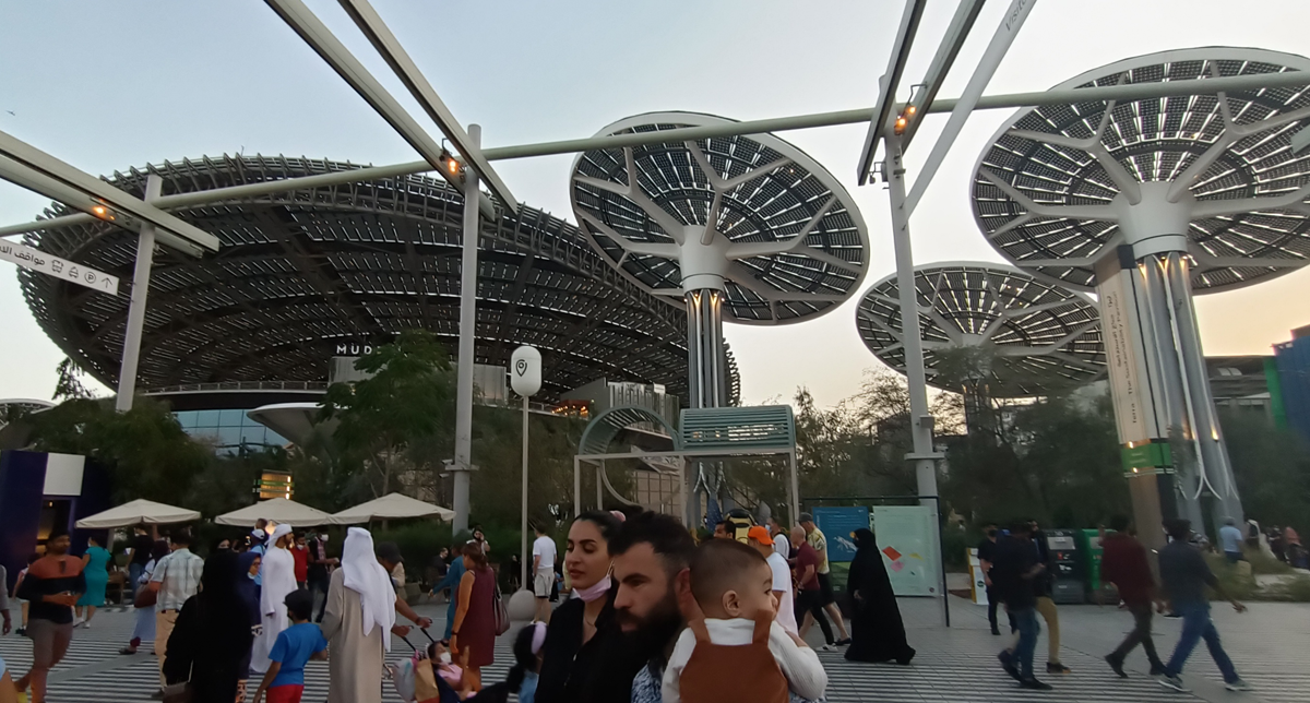 The "Terra"​ Sustainability Pavilion at the Expo 2020 in Dubai.
